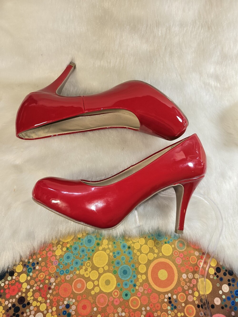 Mossimo Red Patent Leather High Heel Pumps
